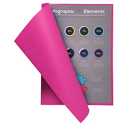 Acheter Exacompta Paquet de 100 sous-chemises FLASH 80 100% recyclé - 22x31cm - Fuchsia - Lot de 10