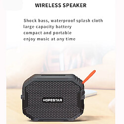 Universal Mini haut-parleur Bluetooth de plein air Système sonore sans fil portable Système sonore 3D stéréo STEREO entourer avec FM | Haut-parleurs portatifs (Noir)