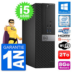 PC Dell OptiPlex 5040 SFF Intel i5-6500 RAM 8Go Disque 2To HDMI Windows 10 Wifi - Occasion