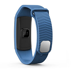 Wewoo Bracelet connecté bleu Fitness Tracker 0,96 pouces Bluetooth Smart Bracelet, IP67 imperméable, Traker d'activité de soutien / Moniteur de fréquence cardiaque / de pression artérielle / Capture à distance