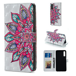 Wewoo Housse Coque Etui à rabat horizontal en demi-motif pour Galaxy A7 (2018), avec porte-carte et fentes pour cartes, cadre photo porte-monnaie