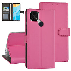 Etui porte cartes pour Oppo A15 - Rose vif