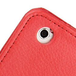 Acheter Wewoo Smart Cover rouge pour iPad mini 1/2/3 Litchi Texture Flip étui en cuir avec fonction de support