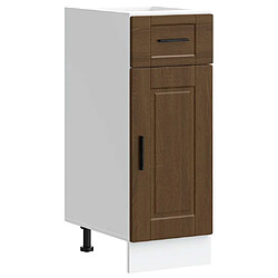 vidaXL Armoire de cuisine Porto chêne marron bois d'ingénierie