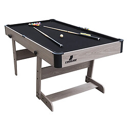 Acheter Cougar Hustle XL Table de Billard, Table Billard ConVERTible | Billard sur Table, Pliable 6ft bois/noir pour l'intérieur | Billard Pliable Accessoires inclus - 182,9 x 91,4 x 78,7 cm - 40kg