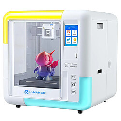 None Imprimante 3D AOSEED X-MAKER pour enfants et débutants, Lit sans nivellement, impression Wi-Fi