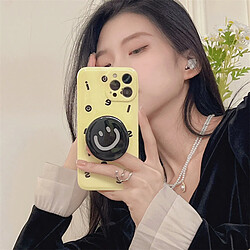 GUPBOO Étui pour iPhone11 support de smiley lettre pour femme étui de téléphone portable japonais et coréen