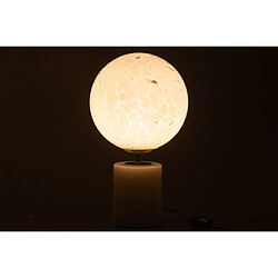 Avis Dansmamaison Lampe Dany Taches Sur Pied Verre Blanc