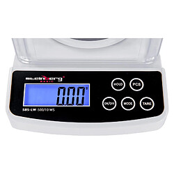 Helloshop26 Balance de précision digitale professionnelle cuisine laboratoire glace 500 g / 0,01 g 3414124