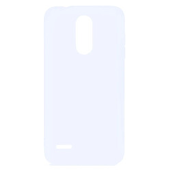 Wewoo Coque Souple Pour LG K10 2018 Étui en TPU Candy Color Blanc