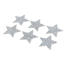 Acheter 6Pcs Star Design Iron Sur Patch Pour Vêtements T-Shirt DIY Applique AB Coloré