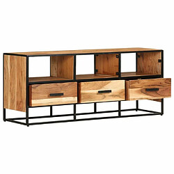 Avis Maison Chic Meuble TV scandinave - Banc TV pour salon 110x30x45 cm Bois d'acacia massif -MN48864