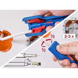 Dénudeur de câble WEICON 52000001 adapté pour câbles coaxiaux 1 pc(s)