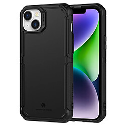 Coque en TPU anti-chute, antichoc, avec cadre de caméra, magnétique pour votre iPhone 14 Plus - noir