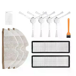 Kit AD 2 pour Robot Xiaomi Mijia 1C, 1 ensemble, brosse principale, brosses latérales, filtre Hepa