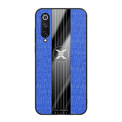 Wewoo Coque Souple Pour Xiaomi Mi 9 SE XINLI étui de protection TPU antichoc Texture Bleu