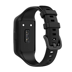 Bracelet en silicone couleur noir pour votre Huawei Band 6/Honor Band 6