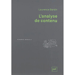 L'analyse de contenu