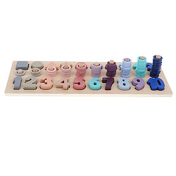 Tri jouet empilable puzzle de blocs Math enfants