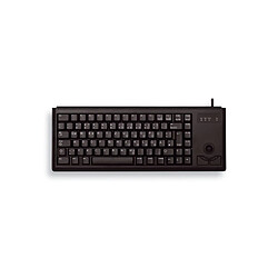 CHERRY Clavier trakball - Optique - Filaire - USB - Qwerty - Noir