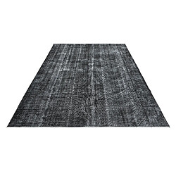 Avis Vidal Tapis de laine 279x201 noir Ultra Vintage