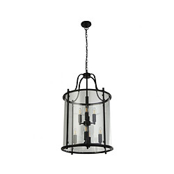 SEARCHLIGHT Lantern Suspension - Noir, Transparent