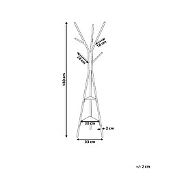 Avis Beliani Porte-manteau en acier noir WRAY