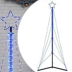 vidaXL Guirlande de sapin de Noël 483 LED bleu 240 cm