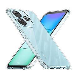 Htdmobiles Coque pour Xiaomi Redmi 13 4G / Poco M6 4G - housse etui silicone gel fine + verre trempe - TRANSPARENT TPU