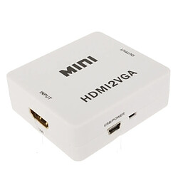 Wewoo Mini HDMI vers VGA Audio Convertisseur