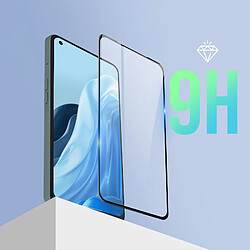 Avis Avizar Verre Trempé pour Oppo Reno 8 Lite 5G 9H Biseautés 5D Adhésion Totale Noir