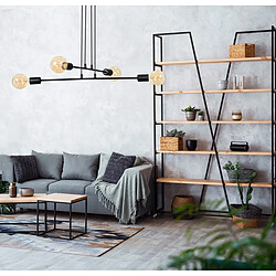 EPIKASA Suspension Multipo, Noir, Acier, 70x100x70 cm