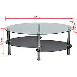 Acheter Maison Chic Table basse pour salon | Table à café avec design exclusif Noir -GKD15808