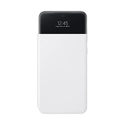 Avis Cover S View Wallet Samsung EF-EA336PWEGEE per Galaxy A33 5G Bianco