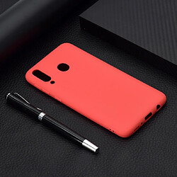 Wewoo Coque Souple Pour Galaxy A40 Bonbons TPU Couleur Rouge