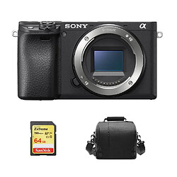 SONY A6400 Body Black + 64GB SD card + camera Bag