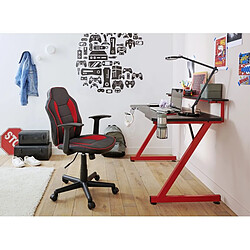 But Fauteuil de bureau PUNCHY 2 Noir, rouge et gris pas cher