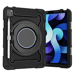 Coque en TPU + silicone avec béquille noir pour votre Apple iPad Pro 11 pouces (2021)/(2020)/(2018)/iPad Air (2020)/iPad Air 10.5 pouces (2019)