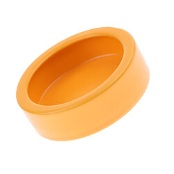 Acheter 2pieces reptiles mangeoire en céramique bol alimentaire anti-évacuation plat pour lézard gecko orange rond l