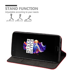 Acheter Cadorabo Coque OnePlus 5 Etui en Rouge