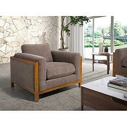 Avis Angel Cerda Fauteuil en tissu marron