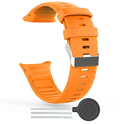 Acheter Wewoo Bracelet pour montre connectée de remplacement Smartwatch en silicone Polar Vantage V orange