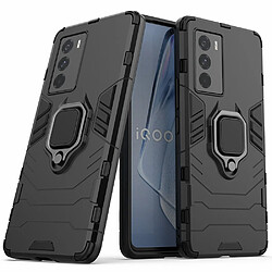 Coque en TPU anti-chocs avec béquille, noir pour votre Vivo iQOO Neo5 S