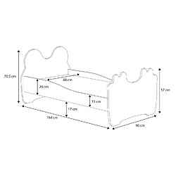 Acheter HT MEUBLES Lit enfant mouna avec matelas et cadre