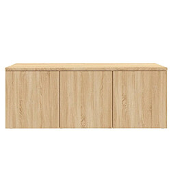 Acheter vidaXL Meuble TV Chêne sonoma 80x34x30 cm Bois d'ingénierie