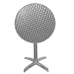 Table à plateau basculant Inox Bolero 600(diamètre)