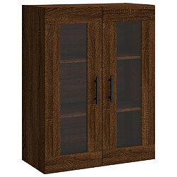 Acheter vidaXL Buffet haut Chêne marron 69,5x34x180 cm Bois d'ingénierie