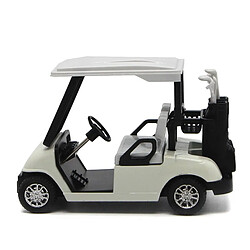 Universal Chariot de golf électro-pneumatique en alliage moulé sous pression pour récupérer le modèle de voiture écologique collection de cadeaux pour enfants | Chariot jouet moulé sous pression (blanc)