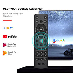 Universal G20s Voix Professionnelle Air Télécommande Souris Rétroéclairage Infrarouge Apprentissage Gyroscope 2.4G Télécommande Sans Fil Android TV Box Google Smart TV | Télécommande