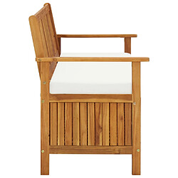 Avis Helloshop26 Banc de jardin meuble de patio d'extérieur terrasse de rangement de jardin 120 x 63 x 84 cm bois d'acacia solide 02_0011811